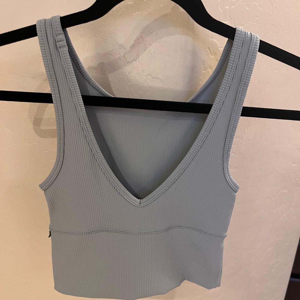 lululemon power pivot ribbed tank/sports bra